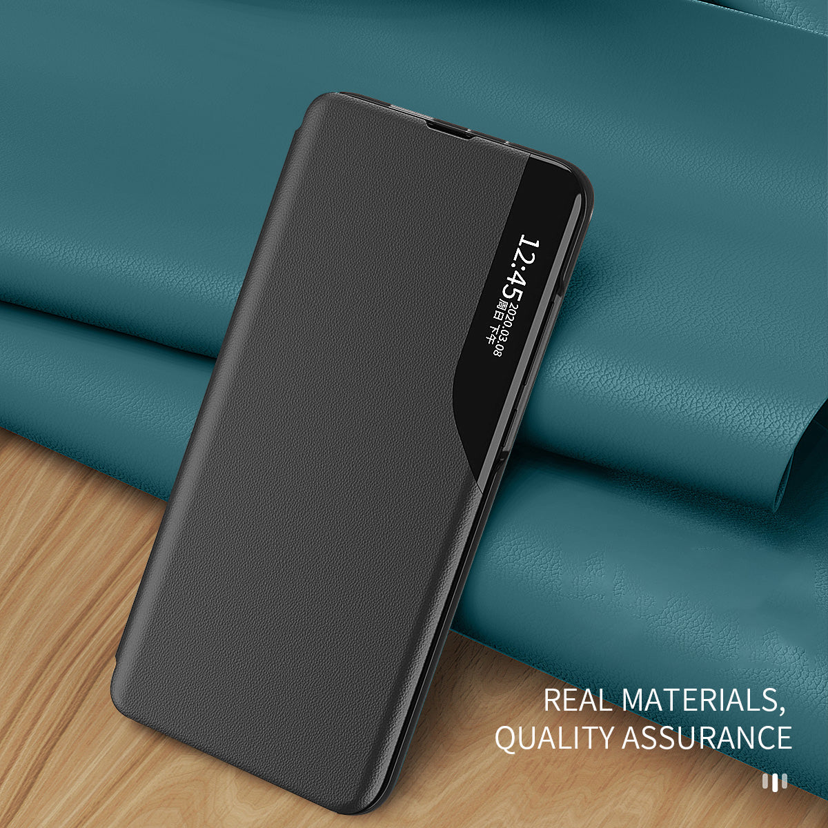 For Xiaomi Redmi Note 13 Pro 4G / Poco M6 Pro 4G Case PU Leather View Window Stand Phone Cover For Xiaomi Redmi Note 13 Pro 4G / Poco M6 Pro 4G Case PU Leather View Window Stand Phone Cover